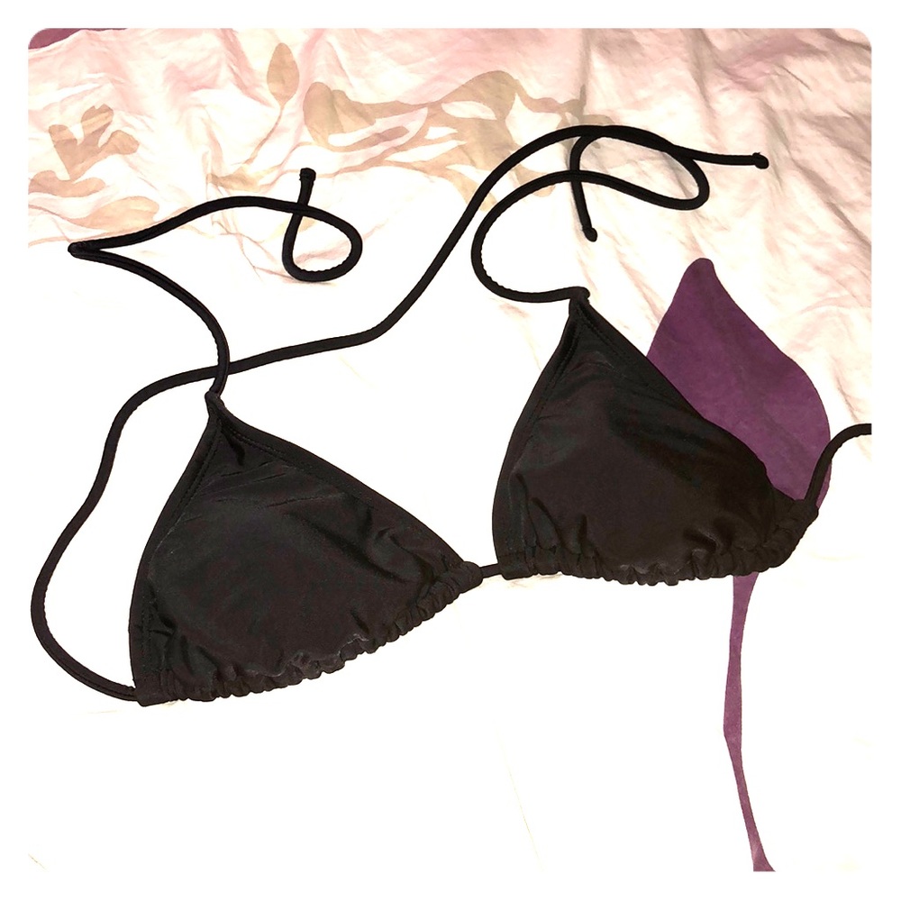 Xhiliration Black Bikini Top